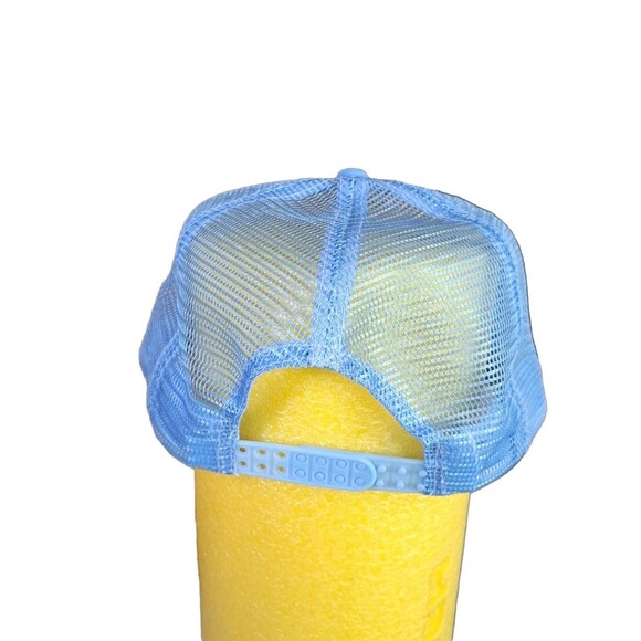 Washington State Native Logo Trucker Mesh Foam Hat Cap Blue White Snapback Retro - Picture 3 of 5